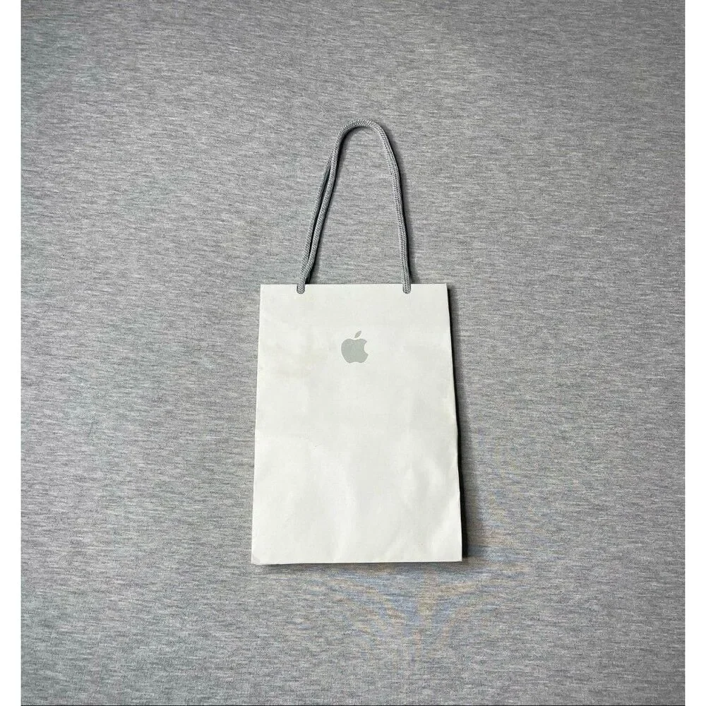 Apple Store 9”x6” White Gift Bag
